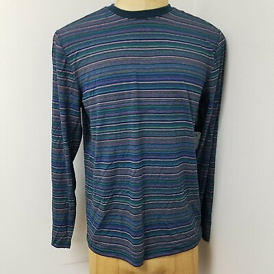 #ad Men#x27;s Guess Multi Color Long Sleeve Shirt. Medium $34.50