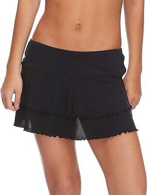 #ad Body Glove Women#x27;s 242699 Smoothies Lambada Solid Cover Up Skirt Swimwear Size M $29.60