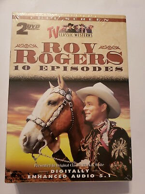 #ad Roy Rogers: TV Classic Westerns 10 Episodes 2 DVDs NEW $10.00