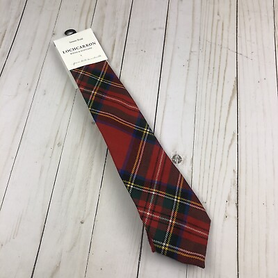 #ad New Stewart Royal Lochcarron Wool Tartan Tie Scottish Wool $30.00