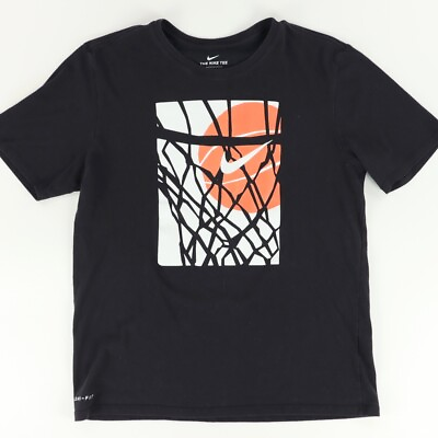#ad Nike Basketball Solid T Shirt Black Men#x27;s L $4.99