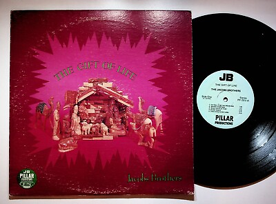 #ad Jacobs Brothers Gift Of Life Gospel Christmas Music Marietta PA Vinyl LP Record $6.97