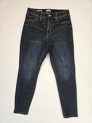 #ad Ava amp; Viv Jeans Womens 16 High Rise Skinny Pockets Stretch Dark Blue $16.99