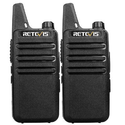 #ad Retevis RT22 UHF Walkie Talkies Two Way Radio 2W CTCSS DCS VOX For Family 2Pack $21.99