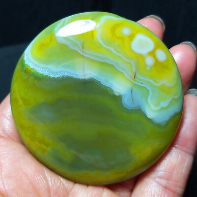 #ad TOP 90G Natural Polished Banded Agate Crystal Madagascar A1763 $26.91