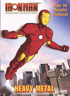#ad Heavy Metal Marvel: Iron Man Paperback Golden Books and Jose Carlos Silva $12.95
