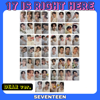 #ad SEVENTEEN BEST ALBUM #x27; 17 IS RIGHT HERE #x27; DEAR ver. 52 Random Photo card $3.99