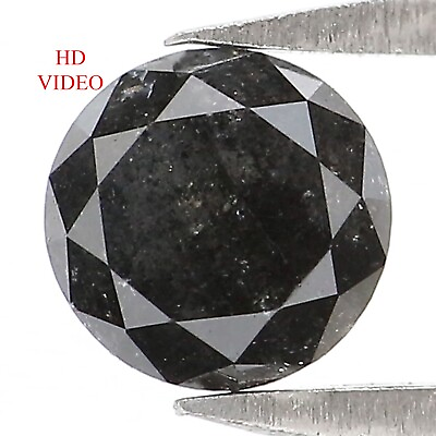 #ad Natural Loose Round Diamond Salt And Pepper Round Shape Diamond 0.56 CT N9736 $87.00