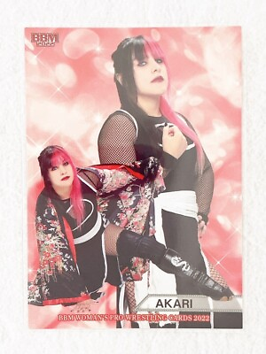 #ad Bbm2022 Women#x27;S Pro Wrestling Card Regular 005 Akari Japan DB $25.60