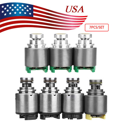 #ad 7xTransmission Solenoid Set 5HP 19 For 5 Speed AUDI A6 A8 S4 S6 RS6 ZF5HP 19FL $110.59