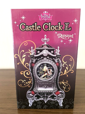 #ad Disney Princess Rapunzel Tangled Castle Clock L with Box Kawaii from Japan NEW $56.00