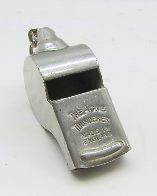 #ad Meyer New York Army Navy Equipments Acme Thunderer Silver Whistle $39.99