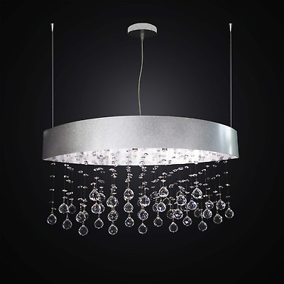 #ad Modern Chandelier Oval With Crystals 7 Lights Bga 2996 s70 Design Op $1327.99