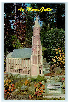 #ad 1970 Ava Maria Grotto St. Martin Church Cullman Alabama AL Vintage Postcard $9.74