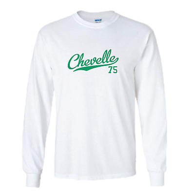 #ad Chevelle 75 Tail 1975 Script Classic Muscle Car Long Sleeve All Colors $22.99
