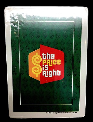 #ad New Poker Card Deck The Price Is Right Souvenir Collectors Gift Game Classic Bob $6.99