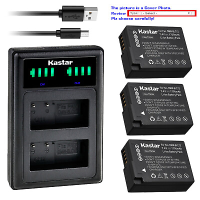 #ad Kastar Battery LLD2 Charger for Panasonic DMW BLC12 amp; Panasonic Lumix DMC FZ300 $40.99