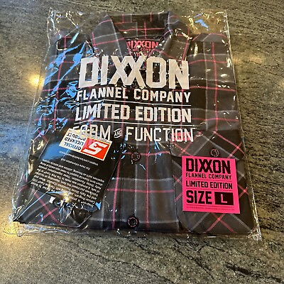 #ad Snap On dixxon flannel company limited edition with pink accents large $199.95