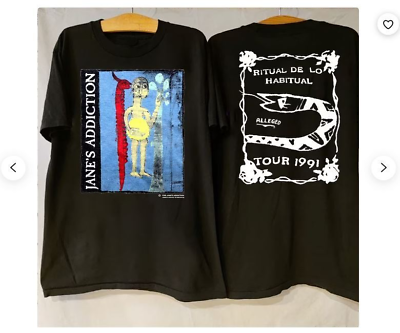 #ad Jane’s Addiction Ritual De Lo Habitual Alleged Tour 1991 T Shirt. $7.99