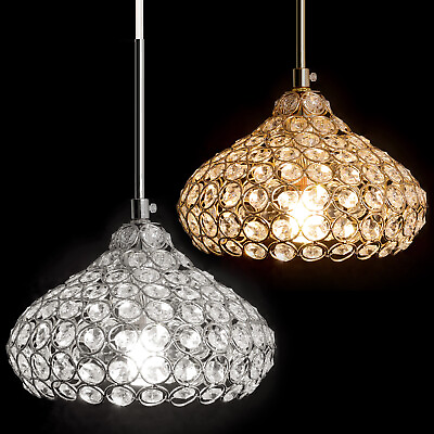 #ad #ad Crystal Ceiling Light Fixtures Flush Mount Mini Chandelier Modern Hallway Lamps $29.98