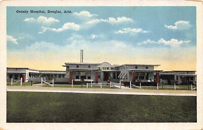 #ad Postcard County Hospital in Douglas Arizona 121964 $6.50