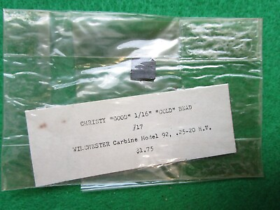 #ad CHRISTY GOOD GOLD front sight for WINCHESTER 1892 CARBINE new old stock $3.20