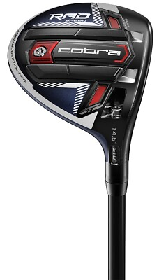 #ad Cobra Golf Club RADSpeed Red Peacoat 14.5* 3 Wood Stiff Graphite New $129.00