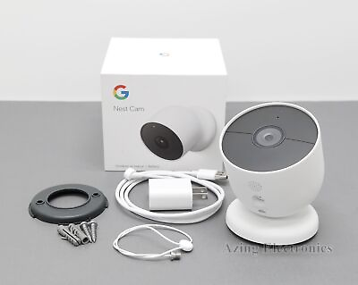#ad Google G3AL9 Nest Cam GA01317 US Surveillance Camera Battery White $89.99