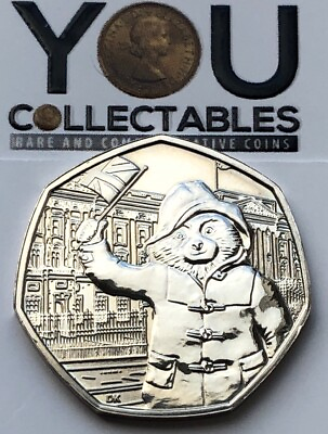 #ad PADDINGTON BEAR 2018 50p Fifty Pence Coin Buckingham Palace FREE Delivery GBP 4.95