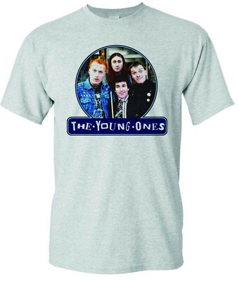 #ad Young Ones T shirt British TV classic mens fit cotton graphic heather gray tee $19.99