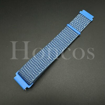 #ad 20 22MM Blue Nylon Sport Watch Band Replacement Quick Release Fits for Rolex SUB $10.99