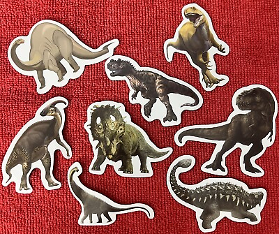 #ad 🔥 8 Dinosaur Dino T.rex T Rex Vinyl Decal Sticker Car Prize Fun Bottle Laptop $4.49