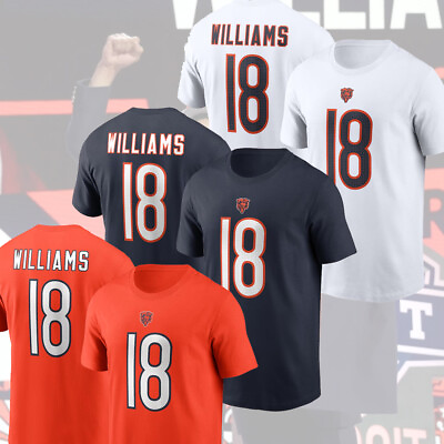 #ad HOT Caleb Williams Chicago Bears 2024 NFL Draft Player Name amp; Number T Shirt $25.99