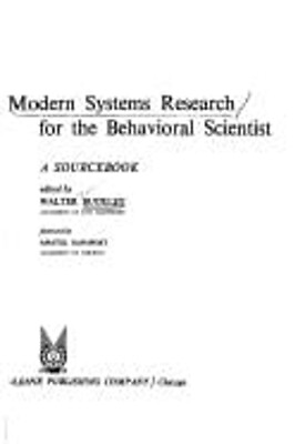 #ad Modern Systems Research for the Behavioral Scientist : A Sourcebo $23.37