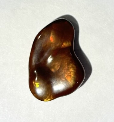 #ad Fire Agate Mexico 9ct .75 X .5”From Clifford Willis Collection $80.00
