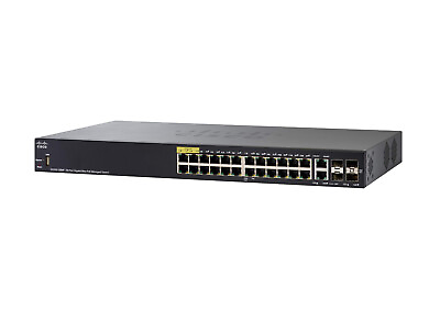 #ad Cisco SG350 28MP 350 Series 28 Port PoE Managed Gigabit Ethernet Switch $500.00