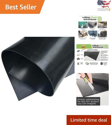 #ad Neoprene Rubber Strip 1 16quot; Thick x 3quot; Wide x 100#x27; Long Commercial Grade $279.99