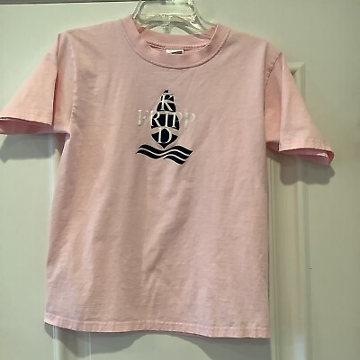 #ad Girls Pink Kid Fripp Island T Shirt Youth Size Large 14 16 Short Sleeves $8.00