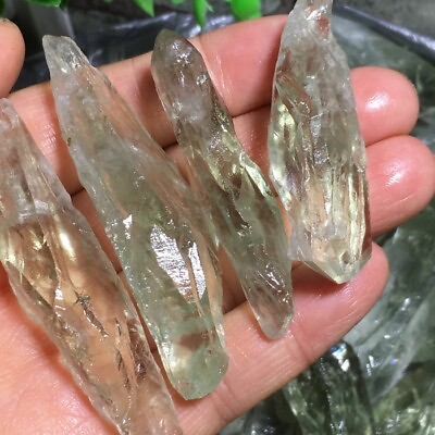 #ad 1000g Rare Transparent Reiki Green Crystal Mineral Specimen Healing 30 68mm $57.85