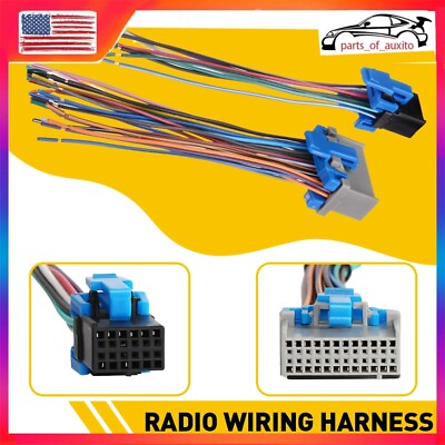 #ad 1x Wire Harness Metra RADIO SIDE GM PLUG 71 2003 1 Plugs into Factory Radio USA $12.34