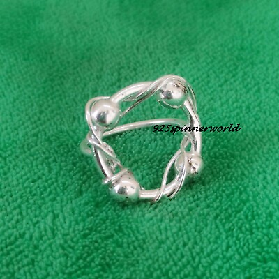 #ad Solid 925 Sterling Silver Ring Unique Handmade For Gift Jewelry SK365 $12.99