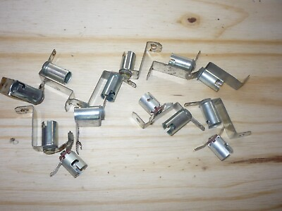#ad 12 Lot Lamp Bulb Holder Socket for Tube Radio RCA Zenith Emerson Projects $19.50