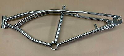 #ad NEW VINTAGE 40quot; LONG LOWRIDER BICYCLE STRETCH FRAME USED FOR 24 BIKES IN CHROME $215.79