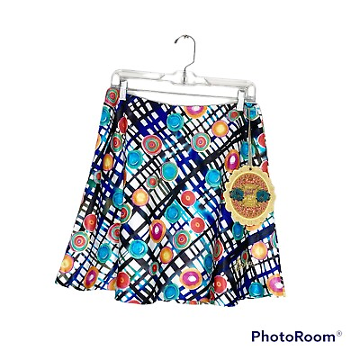 #ad NWT Desigual Abstract Printed Skirt Size Small 6 $54.99