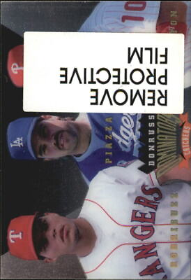 #ad 1995 Donruss Dominators Baseball Card #2 Piazza Rodriguez Daulton $1.69