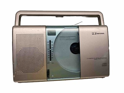 #ad Emerson Model: PD5098 Portable CD Player AM FM Radio AM FM Tested Works $49.95