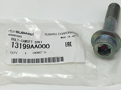 #ad 2004 2020 Subaru Camshaft Sprocket Upper Cam Gear Bolt AVCS Turbo OEM 13199AA000 $10.99