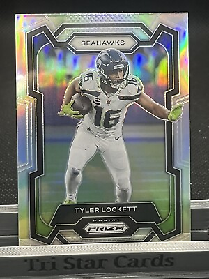 #ad Tyler Lockett 2023 NFL Prizm Football Silver Prizm Football Card Seahawks #264 $1.49