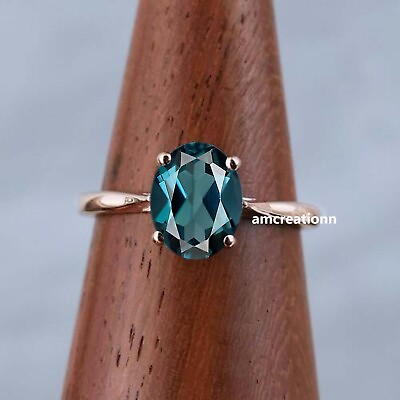 #ad London blue topaz ring women ring silver ring statement ring jewelry. $41.40