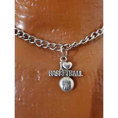 #ad I Love Basketball Pendant Necklace $9.95